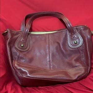 The SAK Red Leather Bag